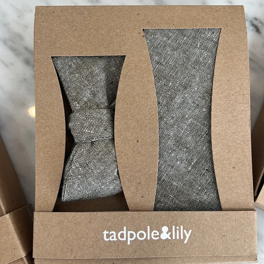 New Tadpole and Lily Father and Son Matching Bow tie Sets